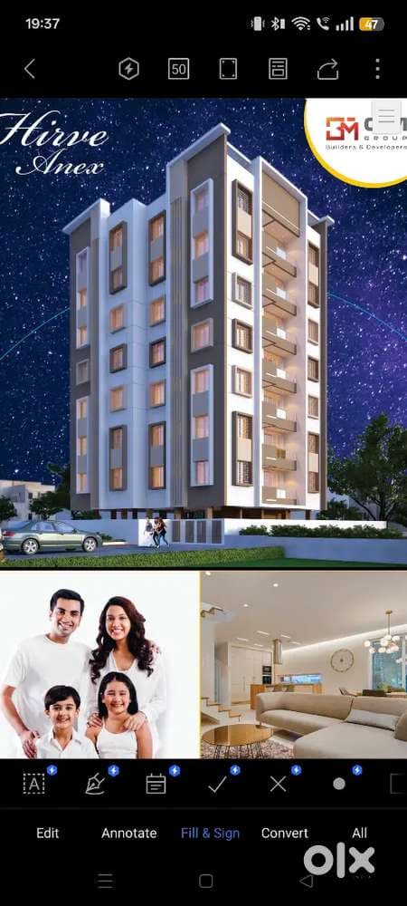 2 BHK Unfurnished Flat for Rent